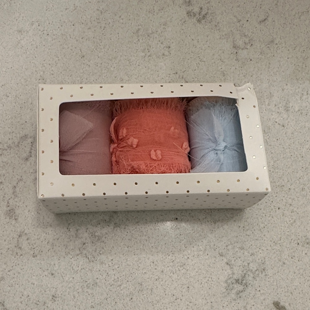 OLF Studio: Hand-Frayed Ribbon Trio